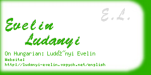 evelin ludanyi business card